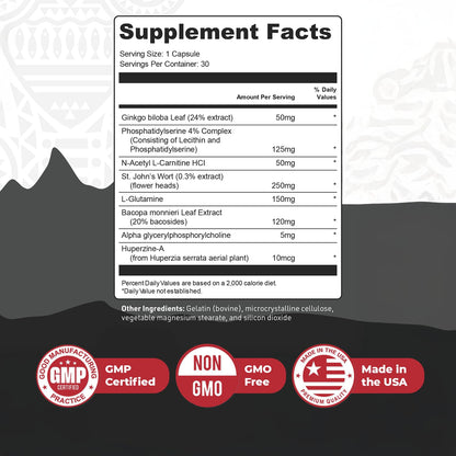 Nature’s NutriWave TribalForce X – Daily Botanical Supplement with Ginkgo Biloba, Bacopa, & Amino Acids – Non-GMO, Natural & Stimulant-Free Formula, Made in USA – 30 Capsules, 1 Month Supply Nature’s NutriWave buy supplements Au