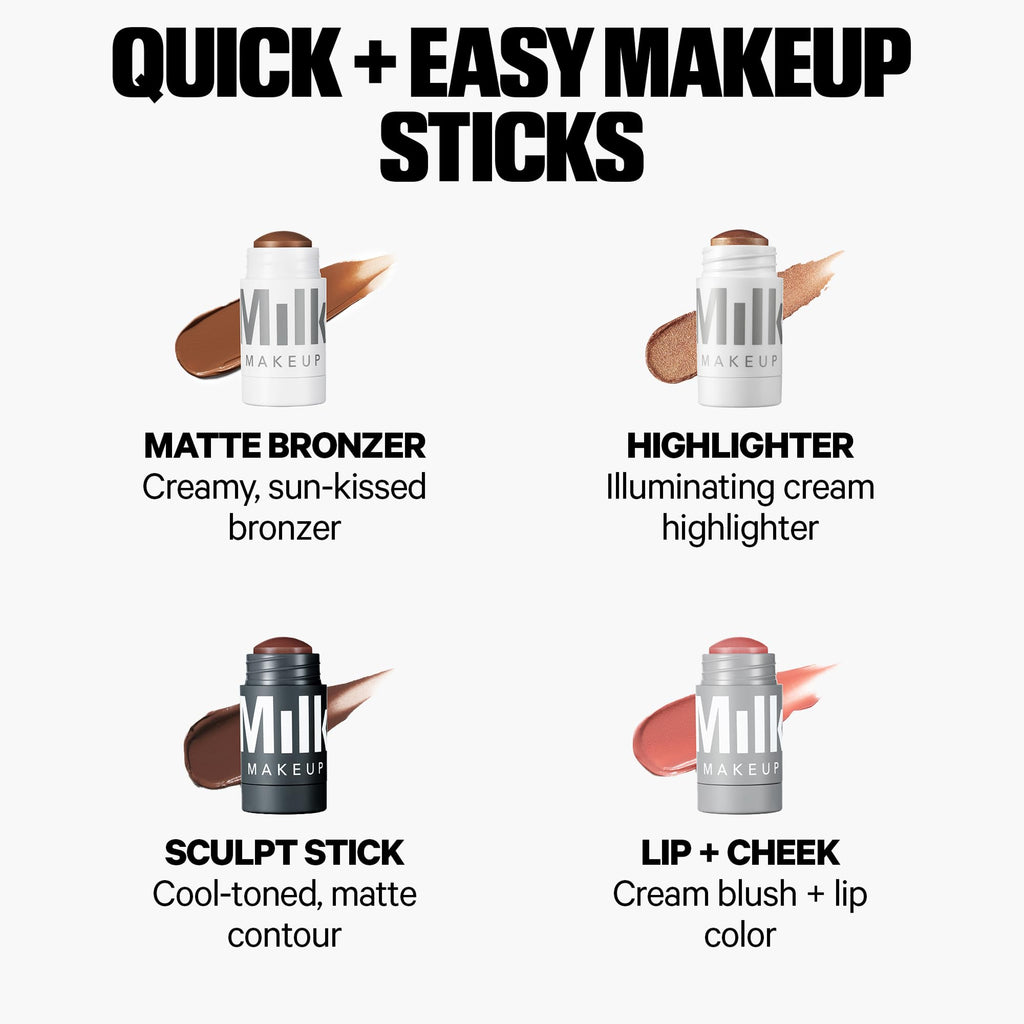 Milk Makeup Sculpt Stick – Cool-Toned Cream Contour Stick Adds Depth, Dimension + Shape for Natural-Looking Shadows – Hydrating, Buildable Formula w/Thyme Extract – Toasted (Fair to Light), 0.19 oz Milk MakeupBuy Supplements Australia