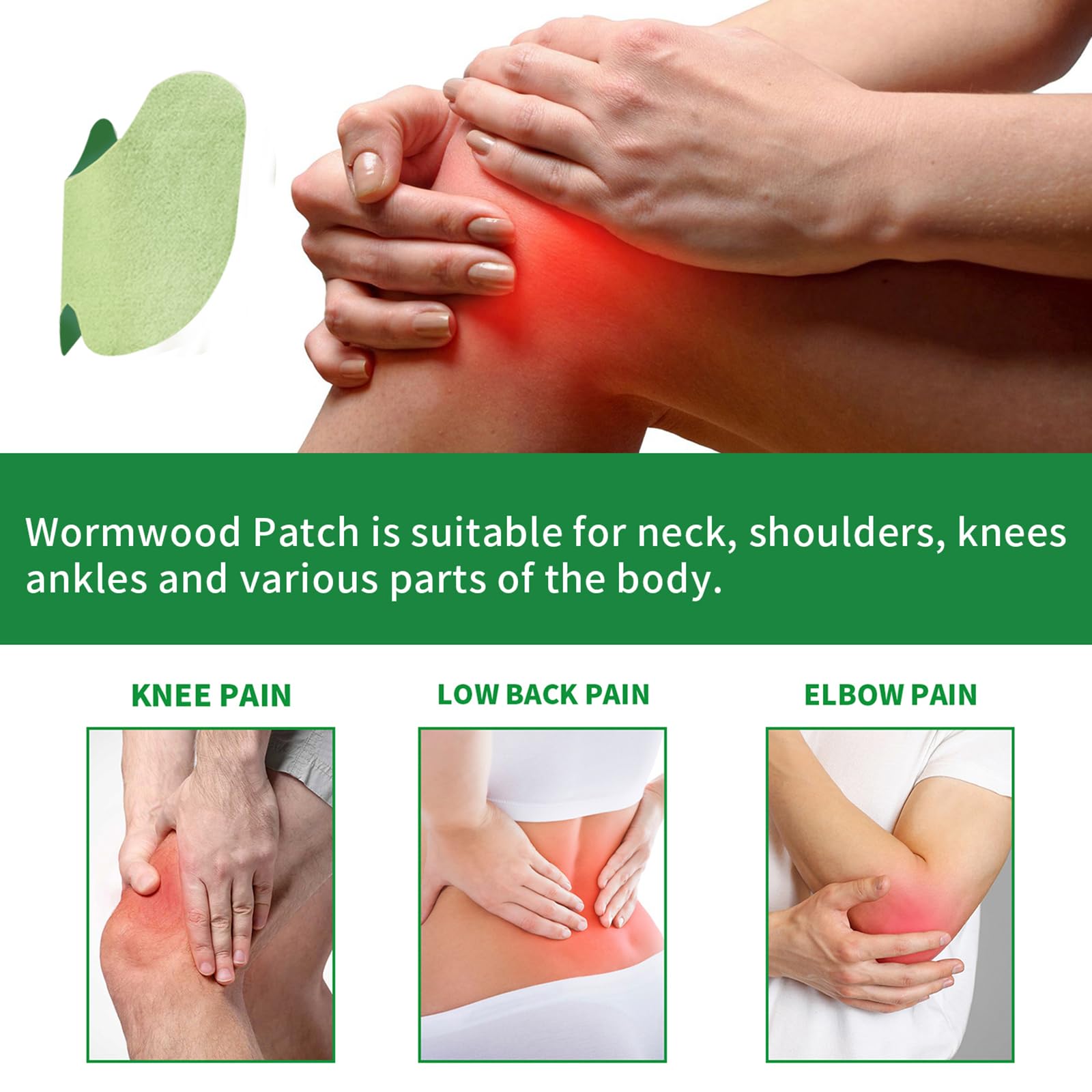 Leytearoo Knee Paches, 48PCS Herbal Knee Patch,Pain Relief Patches,One Pair Knee Sleeves,Long Lasting Relief of Joint LeytearooBuy Supplements Australia