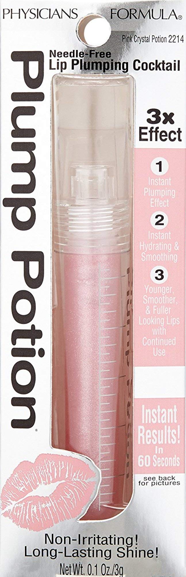 Physicians Formula Plump Potion™ Needle-Free Lip Plumping Cocktail Lip Gloss, Pink Crystal Potion, Hypoallergenic, Fragrance Free, Dermatologist Approved Physicians FormulaBuy Supplements Australia