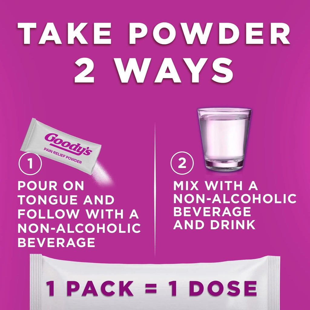 Goody's Pain Relief Powders, Extra Strength Headache Powder Mixed Fruit Blast, 24 ct (Pack of 1) Goody'sBuy Supplements Australia