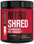 Jacked Factory NITROSURGE Shred Pre Workout Supplement - Energy Booster, Instant Strength Gains, Sharp Focus, Powerful Pumps - Nitric Oxide Booster & PreWorkout Powder
