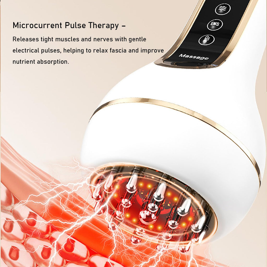 Treayes Lymphatic Drainage Massager & Anti Cellulite Massage Tool – 20-Level Heat, Microcurrent & Vibration, Ergonomic Rechargeable Design for Legs, Arms, Waist & Belly Treayes buy supplements Au