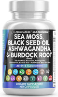 Clean Nutraceuticals Sea Moss Black Seed Oil Ashwagandha Turmeric Bladderwrack Burdock & Vitamin C Vitamin D3 with Elderberry Manuka Dandelion Yellow Dock Iodine Chlorophyll ACV Clean NutraceuticalsBuy Supplements Australia