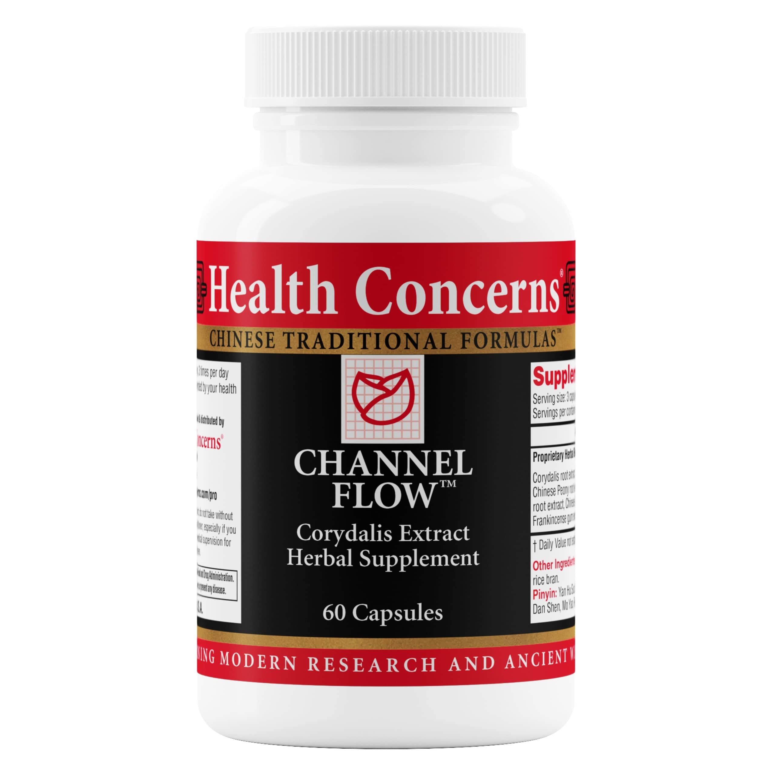 Health Concerns Channel Flow – Muscle Relaxation & Pain Support Supplement for Men & Women – Corydalis Root Extract – Chinese Herbal Formula for Headaches, Joint & Menstrual Discomfort – 60 Capsules Health ConcernsBuy Supplements Australia