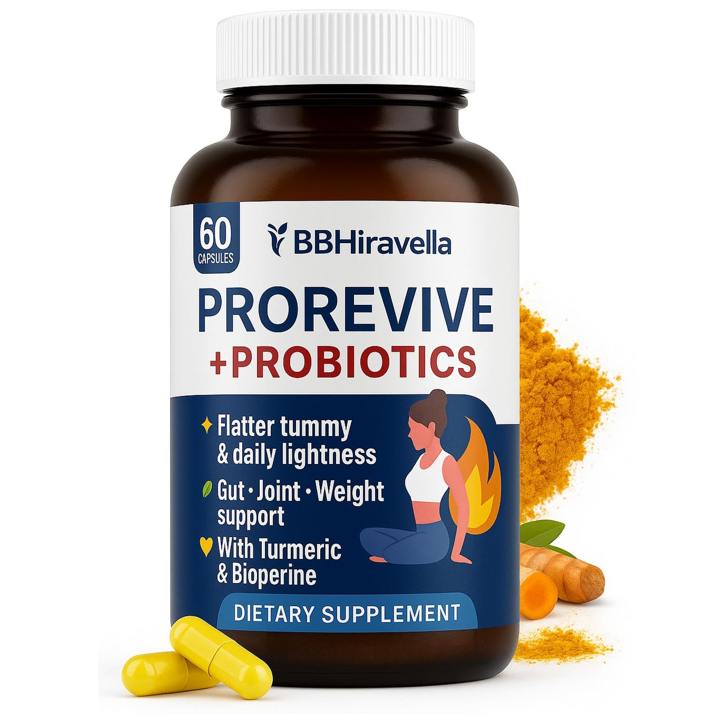 BBHiravella Prorevive for Women Menopause Support | Joint Comfort, Sexy Midsection Curves, Menopause Bloat Relief