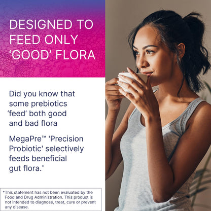 Microbiome Labs MegaPre Prebiotic Fiber Powder for Women, Men & Kids - Pineapple Orange Guava Prebiotic Fiber Supplement Powder with Clinically Tested Oligosaccharides