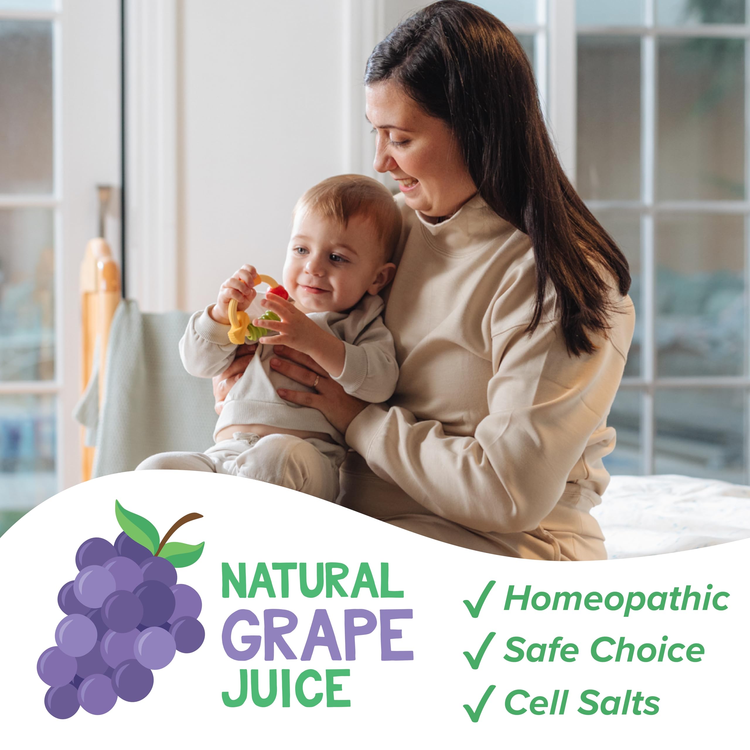 Dr. Talbot's Infant Pain and Fever Relief Liquid Medicine - 4 fl oz - 6+ Months - Grape Juice Flavor - No Alcohol, Dyes, or Parabens - Baby Essentials Dr. Talbot'sBuy Supplements Australia