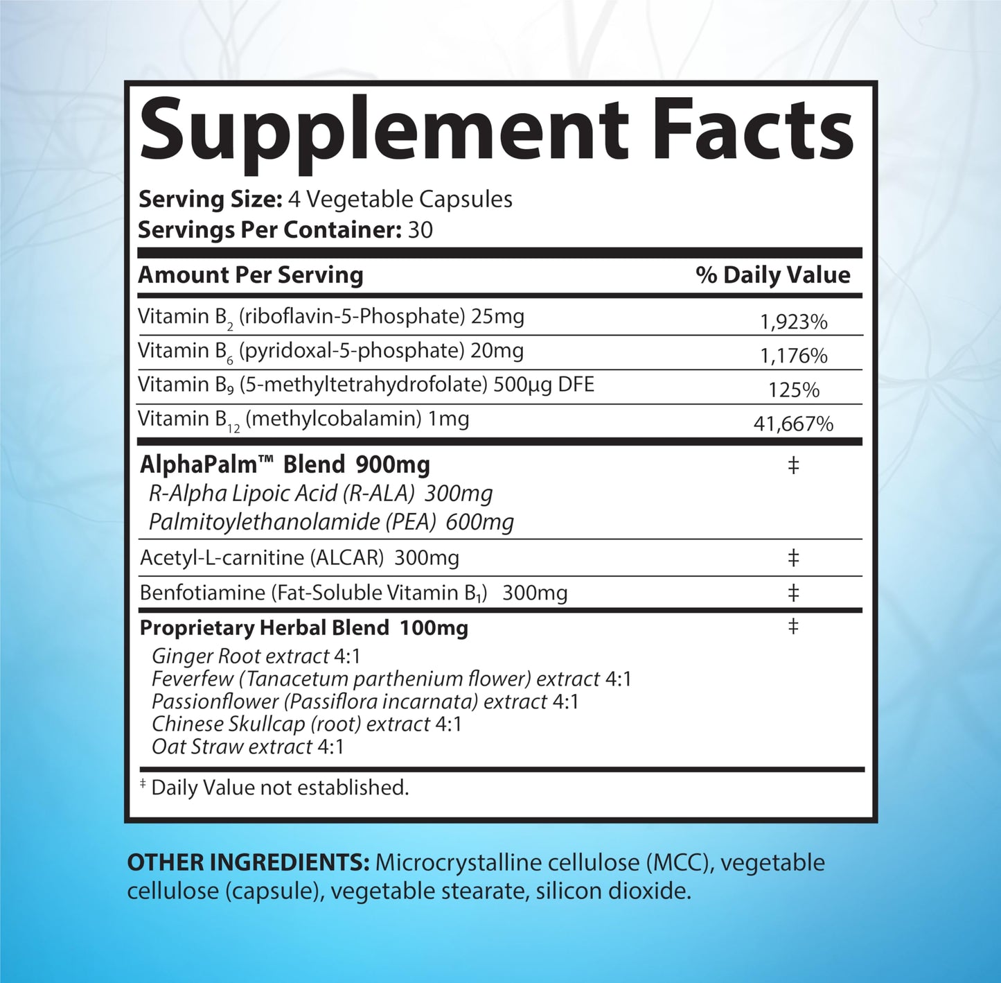 SciatiEase Sciatic Nerve Health Support Supplement - Nerve Support Formula with AlphaPalm, Pea, Vitamin B Complex, Alpha Lipoic Acid 300mg - 120 Capsules SciatiEaseBuy Supplements Australia