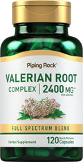 Piping Rock Valerian Root Capsules | 120 Count | Extract Supplement | Herbal Blend | Non-GMO, Gluten Free Piping RockBuy Supplements Australia