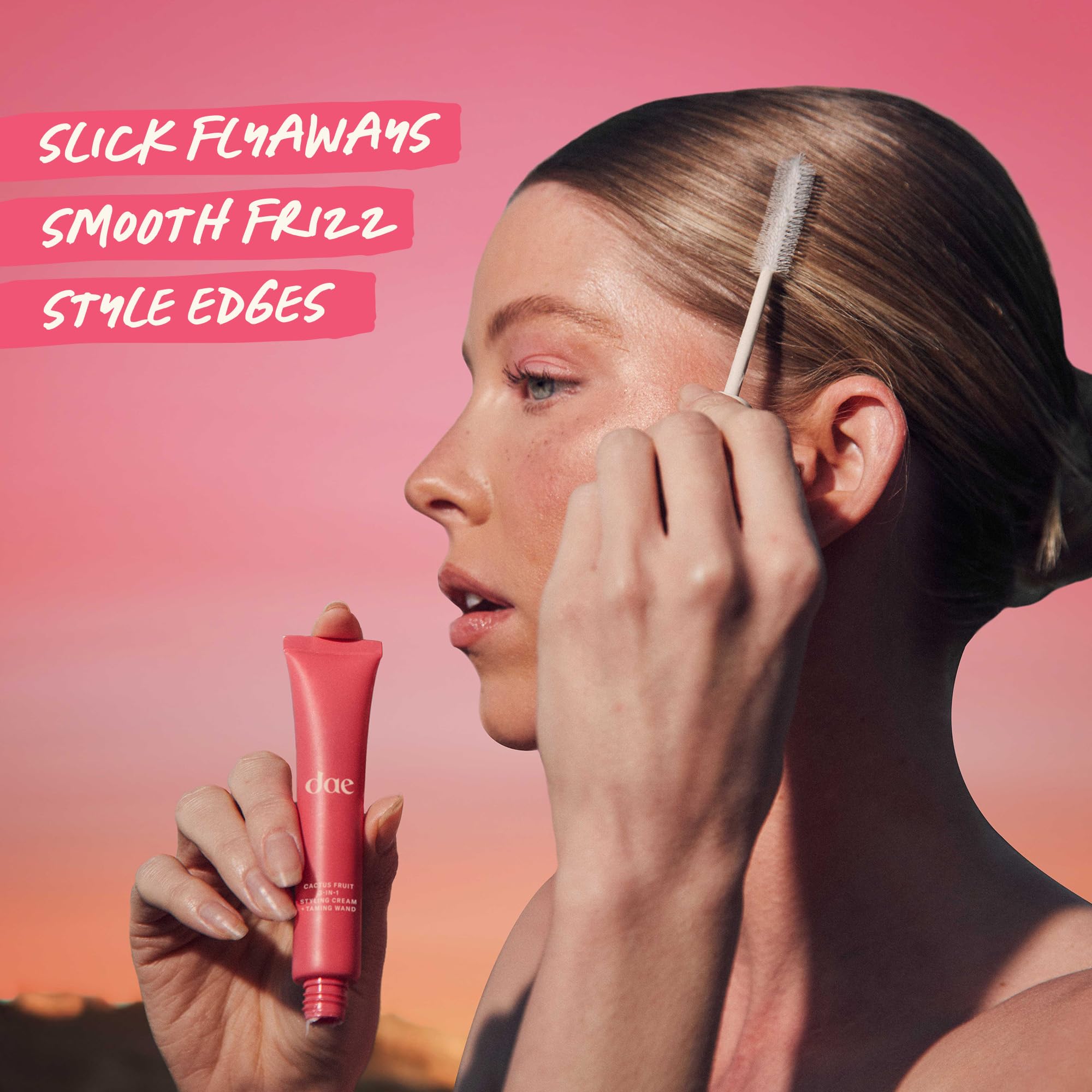 DAE Cactus Fruit 3-In-1 Styling Cream & Taming Wand - Tame Flyaways, Smooth Frizz, Style Edges (0.6 oz.) DAEBuy Supplements Australia