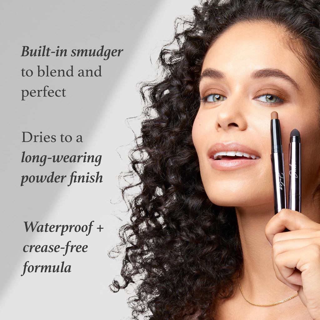 Julep Eyeshadow 101 Crème-to-Powder Waterproof Eyeshadow Stick Duo – Long-Lasting, Crease-Proof, Easy Apply with Built-in Smudger - Desert & Champagne JulepBuy Supplements Australia