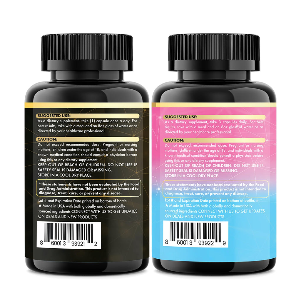 Parrox Adaptogen & Beauty Bundle – Rhodiola, Panax Ginseng, Ashwagandha, Cordyceps, Turmeric, Collagen, Biotin, Keratin, MSM, Hyaluronic Acid, Zinc, Quercetin, Vitamin C, A & E, Folate, Magnesium ParroxBuy Supplements Australia