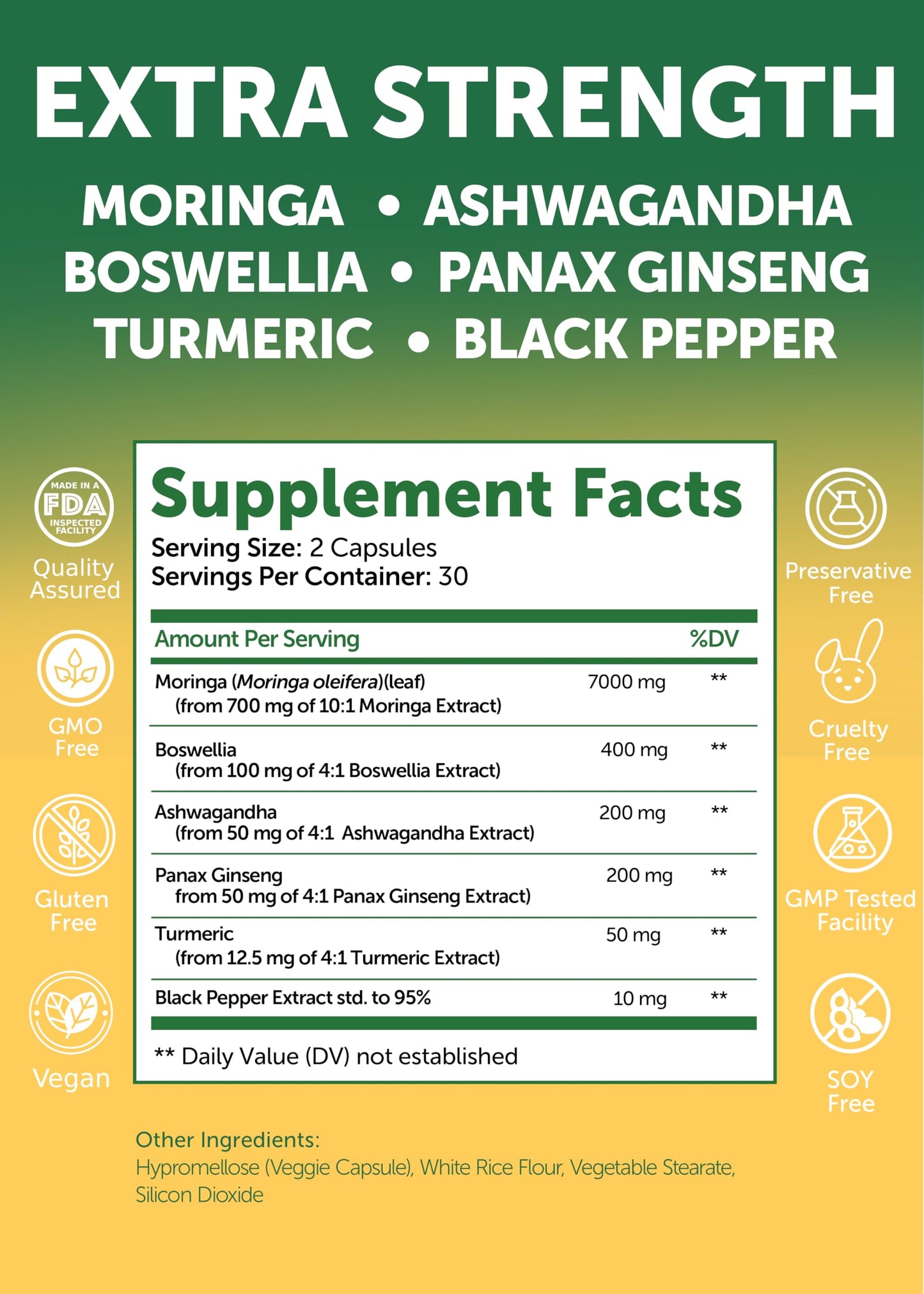 Lunakai USA Made Moringa & Sea Moss Capsules Bundle – 6-in-1 & 16-in-1 Advanced Blends – 60 Non-GMO Veggie Capsules Each Lunakai buy supplements Au