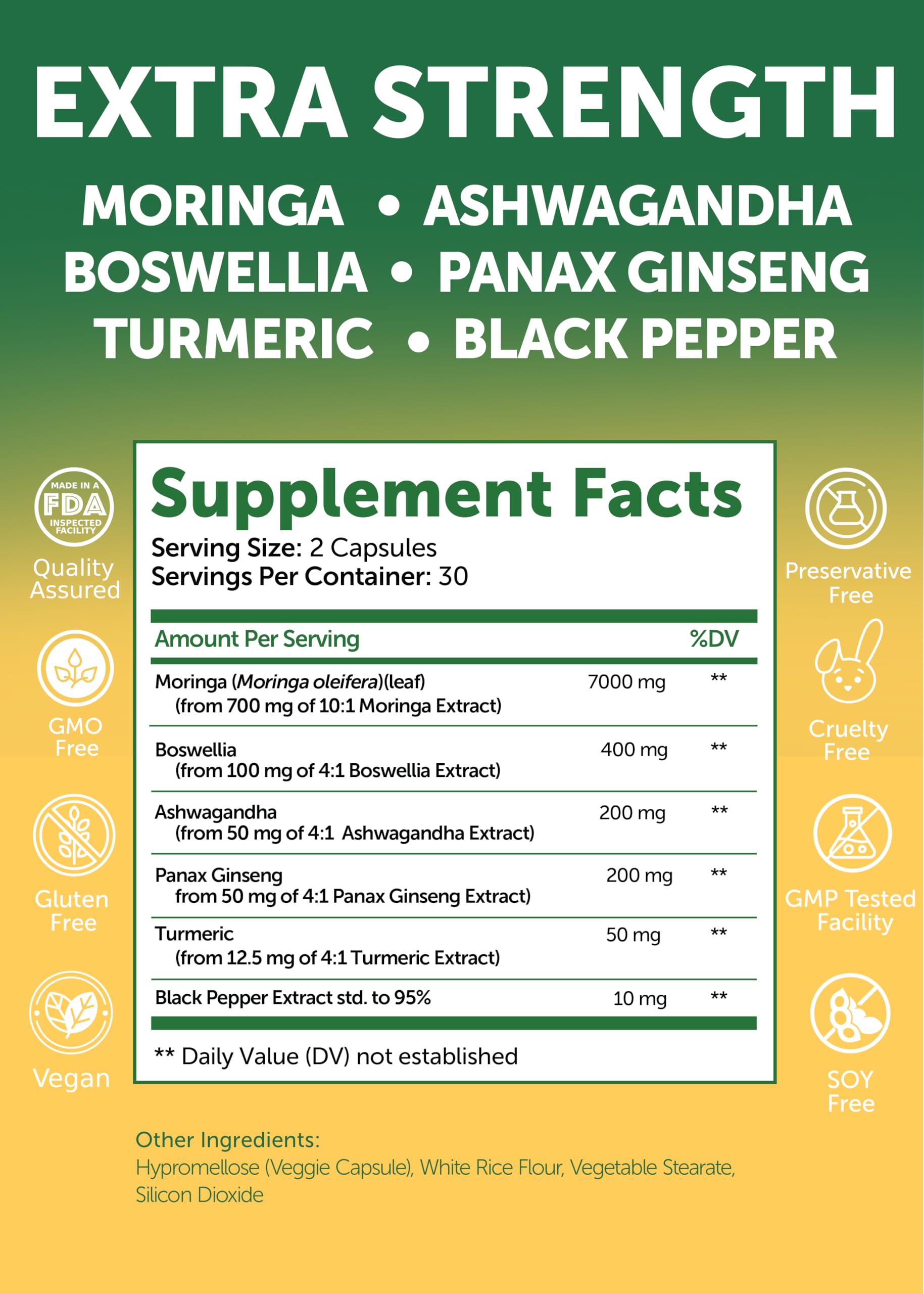 Lunakai USA Made Moringa & Sea Moss Capsules Bundle – 6-in-1 & 16-in-1 Advanced Blends – 60 Non-GMO Veggie Capsules Each Lunakai buy supplements Au
