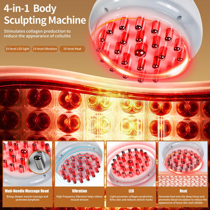 lemonforts Lymphatic Drainage Massager – Portable Cellulite Massage Tool with 19 Intensity Levels for Relaxing Neck, Legs, Arms & Belly lemonforts buy supplements Au