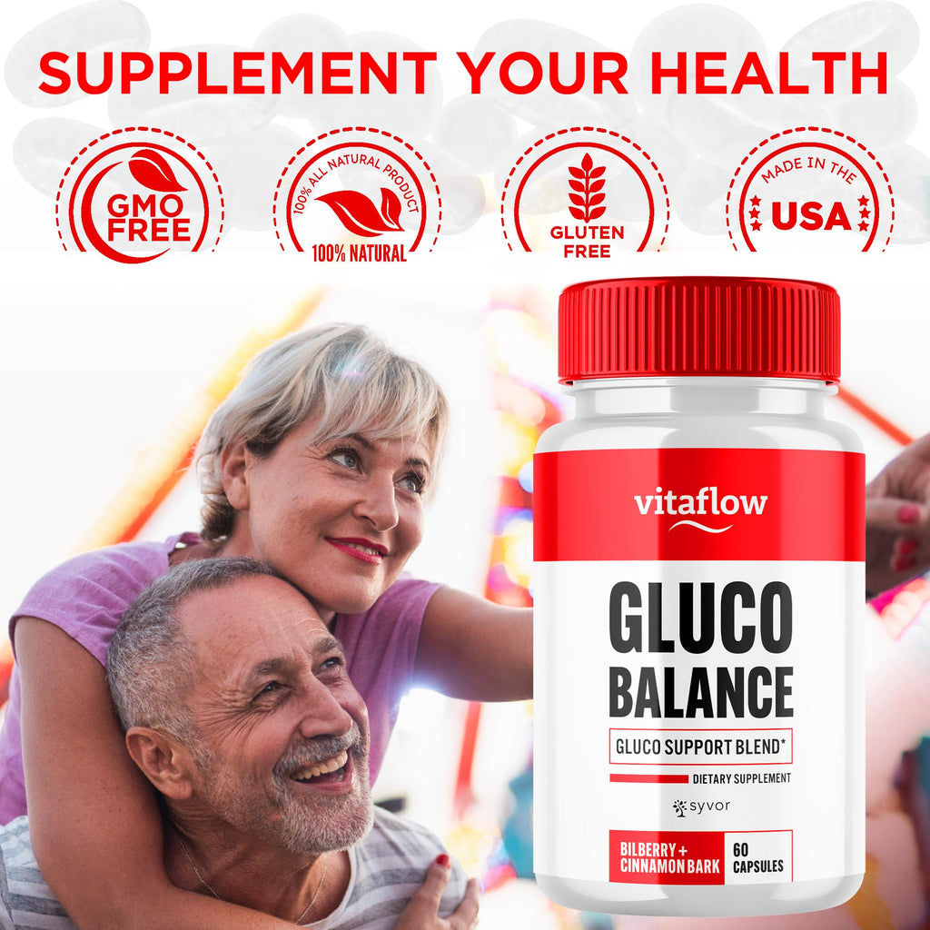 (3 Pack) Vitaflow Balance Support Supplement Capsules, Official VitaFlow Support Supplements Pills with All Natural Premium Ingredients, Vita Flow Advanced Glyco Balance for Men & Women (180 Capsules) Syvor buy supplements Au
