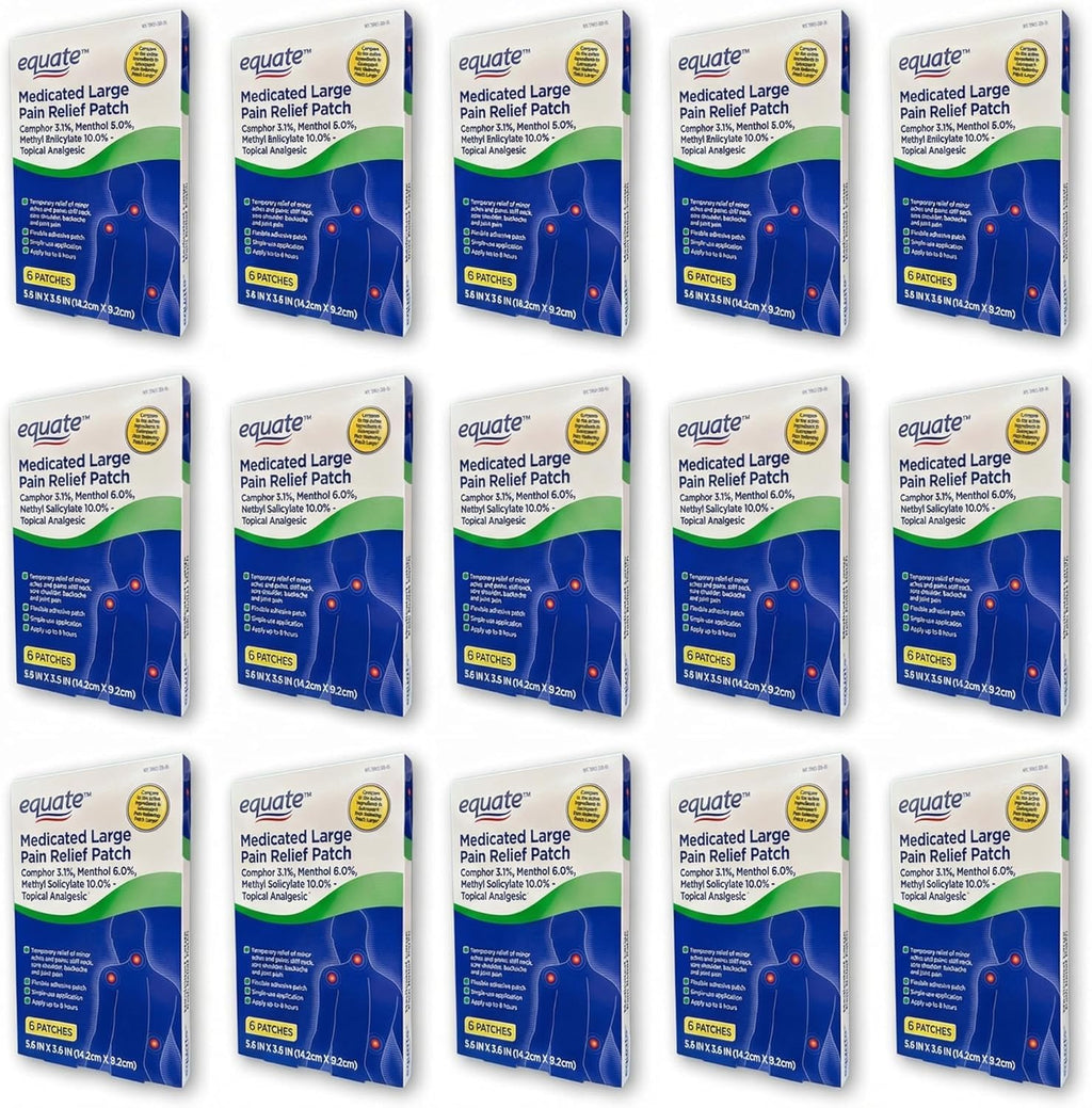 FUSION SHOP STORE Smart choices, meaningful life! Topical Patch with Menthol, Camphor, Methyl salycilate, 6 Count (Pack of 15) FUSION SHOP STORE Smart choices, meaningful life!Buy Supplements Australia