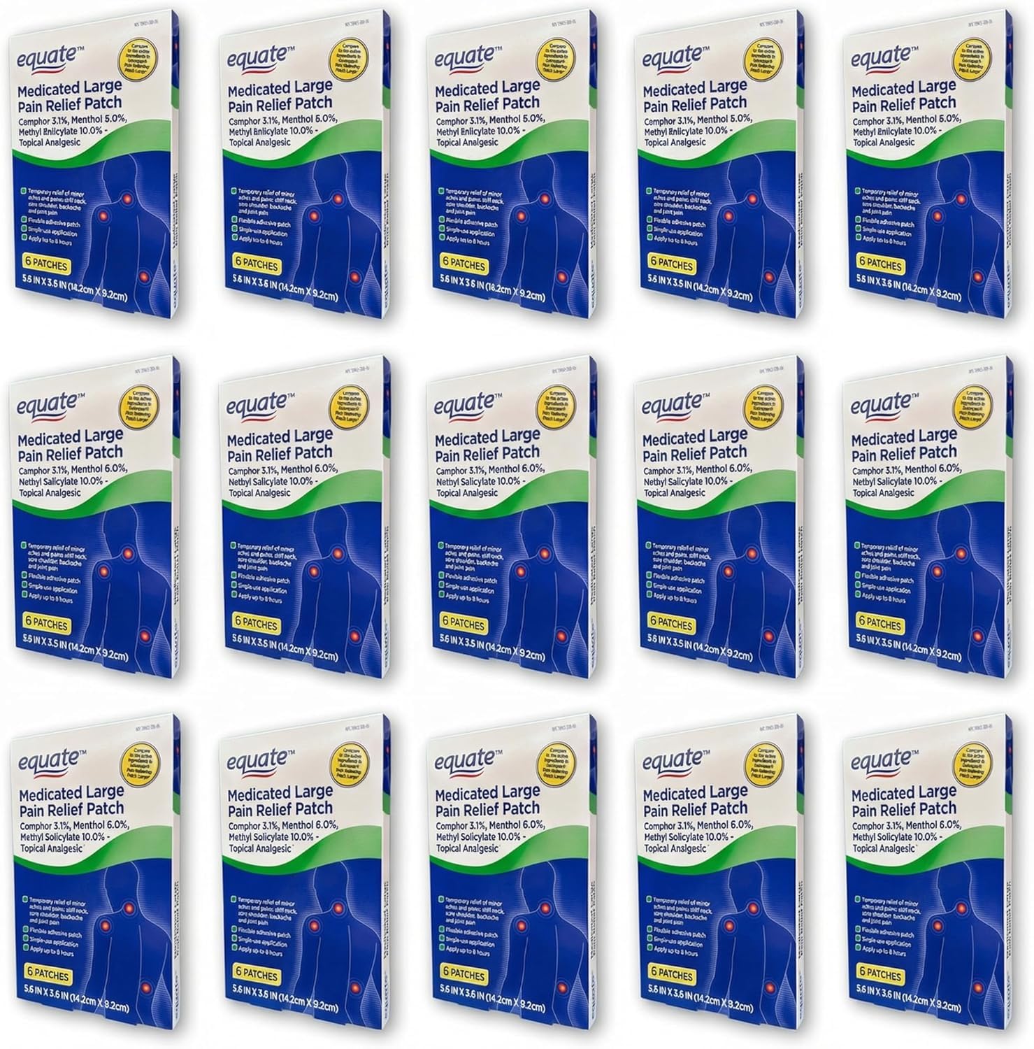 FUSION SHOP STORE Smart choices, meaningful life! Topical Patch with Menthol, Camphor, Methyl salycilate, 6 Count (Pack of 15) FUSION SHOP STORE Smart choices, meaningful life!Buy Supplements Australia