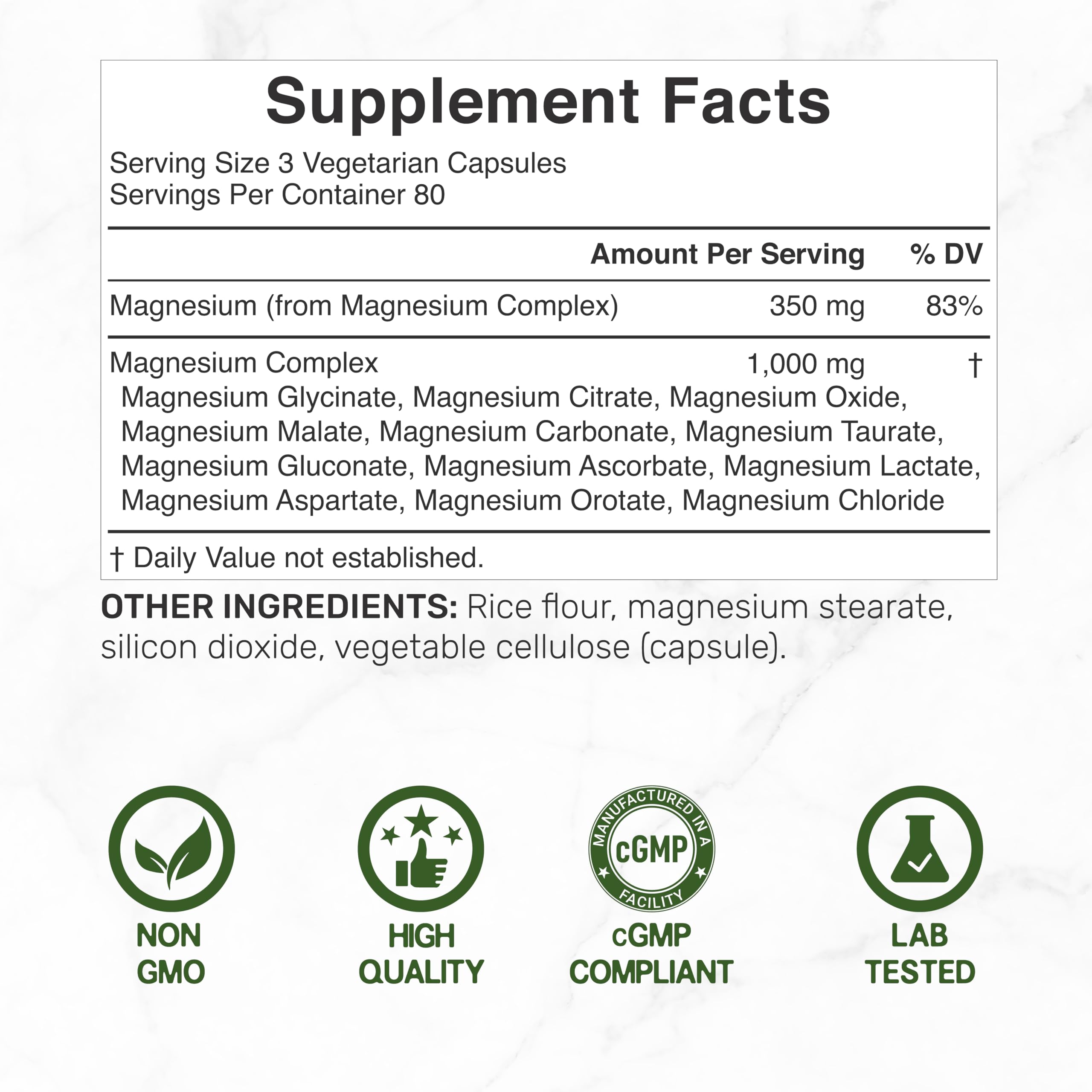 12‑in‑1 Magnesium Complex for Women 1,000 mg, 240 Vegetarian Capsules | Magnesium Glycinate, Citrate, Malate, Taurate, Orotate, Oxide & More | Chelated & Purified for Better Absorption DEAL SUPPLEMENT buy supplements Au
