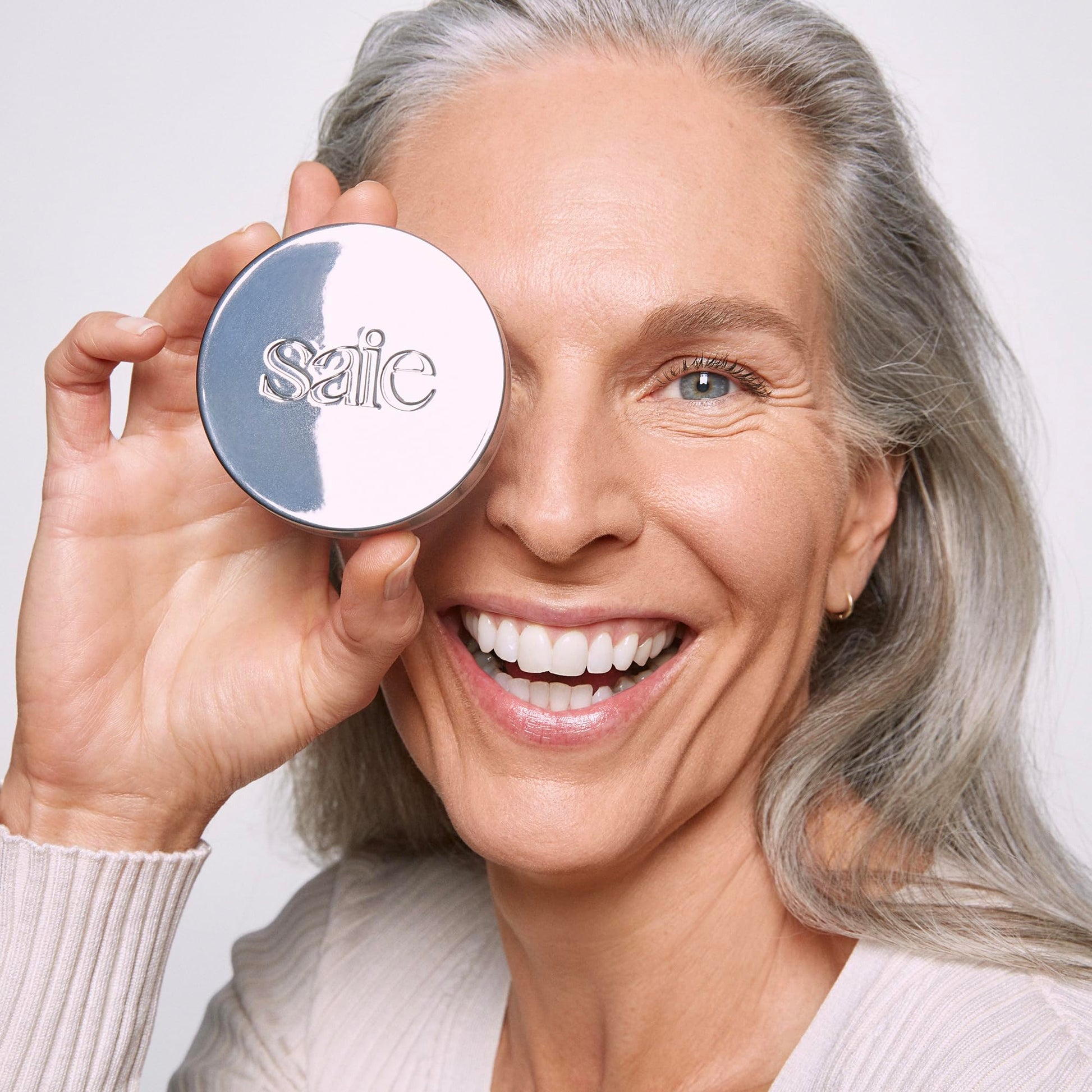 Saie Airset Radiant Loose Setting Powder - Weightless Face Powder to Set, Smooth + Diffuse Face Makeup - Formulated with Hydrating Squalane - Translucent (0.14 oz) SaieBuy Supplements Australia