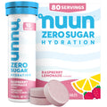 Nuun Zero Sugar Hydration Electrolyte Tablets - Sodium, Potassium, Chloride, Calcium, Magnesium, Light & Delicious Fruit Flavors, No Sugar, Gluten Free, Vegan,