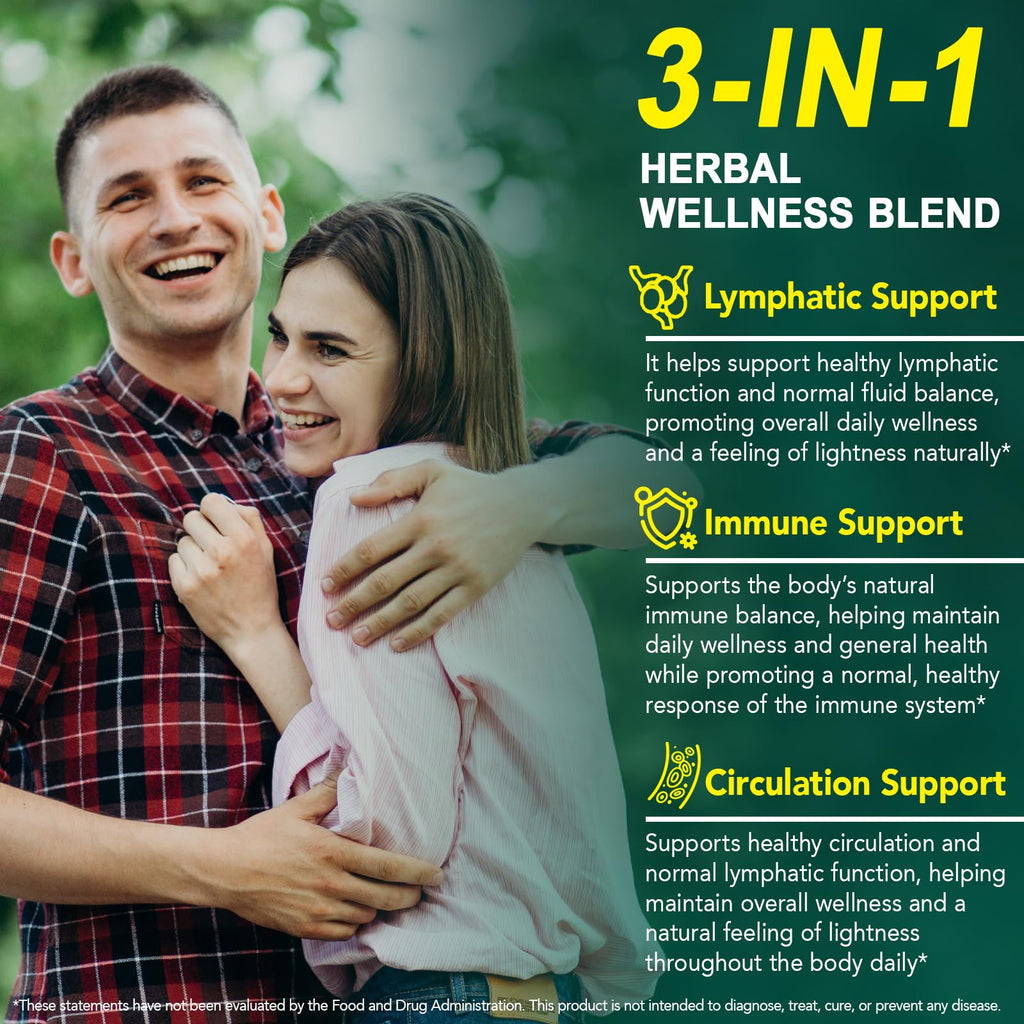 Lymphatic Drainage Supplement – 4,275 mg 21-in-1 Botanical Complex, Echinacea, Burdock Root, Red Clover, Elderberry & Dandelion, Supports Natural Detox & Healthy Circulation, 240 Softgels XINSZLIN buy supplements Au