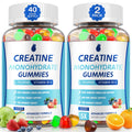 MaxHemp Creatine Gummies for Men & Women - Creatine Monohydrate Gummies 5g, Muscle Builder, Energy Boost & Pre-Workout Supplement,