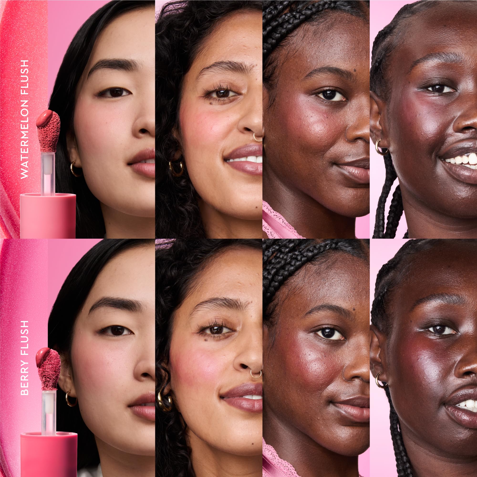 Glow Recipe Niacinamide Dewy Flush Tinted Liquid Blush Serum - Glowy Blush for Cheeks to Smooth, Hydrate & Brighten - Liquid Korean Makeup with Buildable Soft Pink Tint - Watermelon Flush (0.4 oz) Glow RecipeBuy Supplements Australia