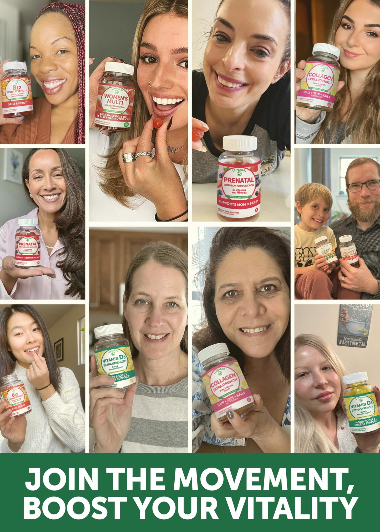 Lunakai USA Made Moringa & Sea Moss Capsules Bundle – 6-in-1 & 16-in-1 Advanced Blends – 60 Non-GMO Veggie Capsules Each Lunakai buy supplements Au