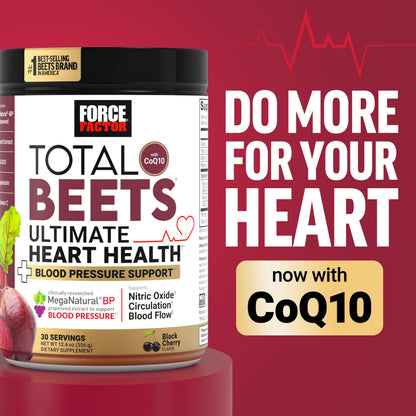 Force Factor Total Beets Superfood Beet Root Powder 2-Pack, Nitrates to Support Circulation, Blood Flow, Nitric Oxide, Energy, Endurance, Stamina