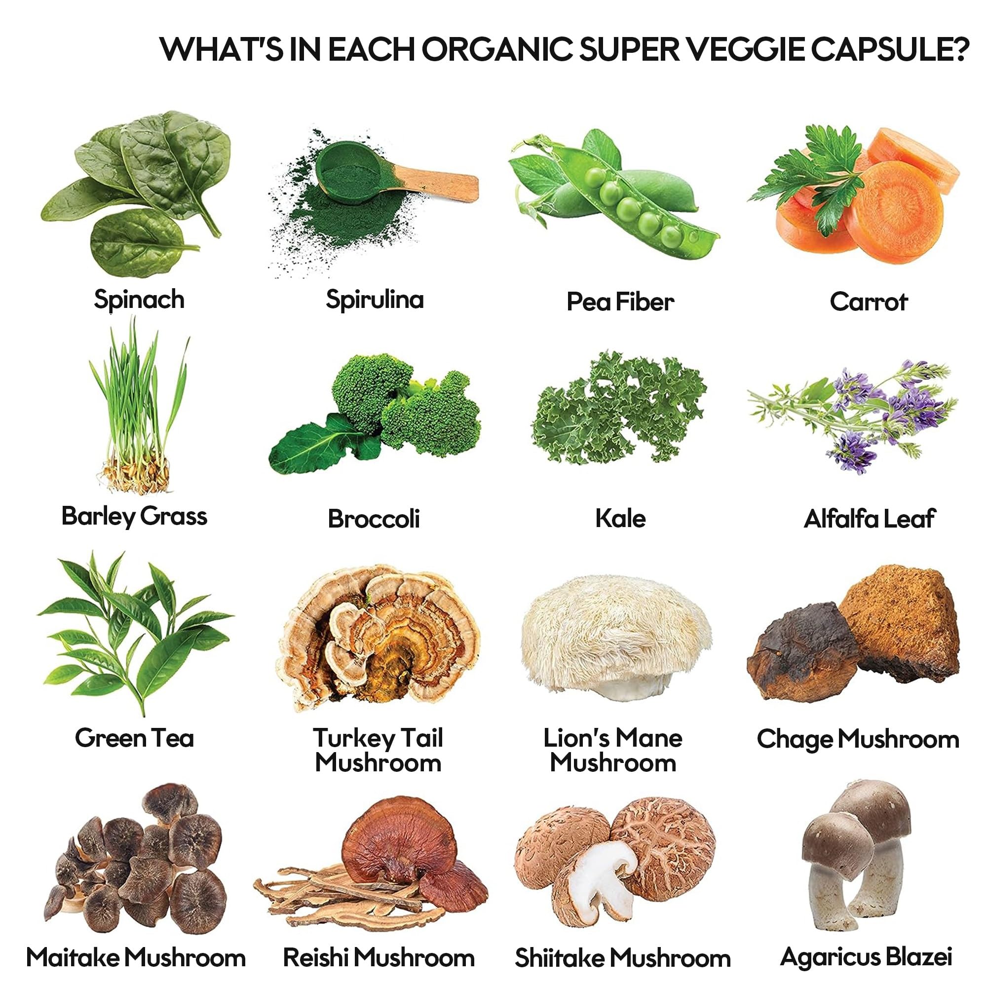 Fruits and Veggies Supplement (60 Day Supply) Powerfull Blend of 39 Whole Fruits and Veggies, Fills Nutritional Gaps, Get Energy, Well-being. USA Made Non-GMO/Vegan/Gluten Free. Packaging May Vary ROOTIE buy supplements Au