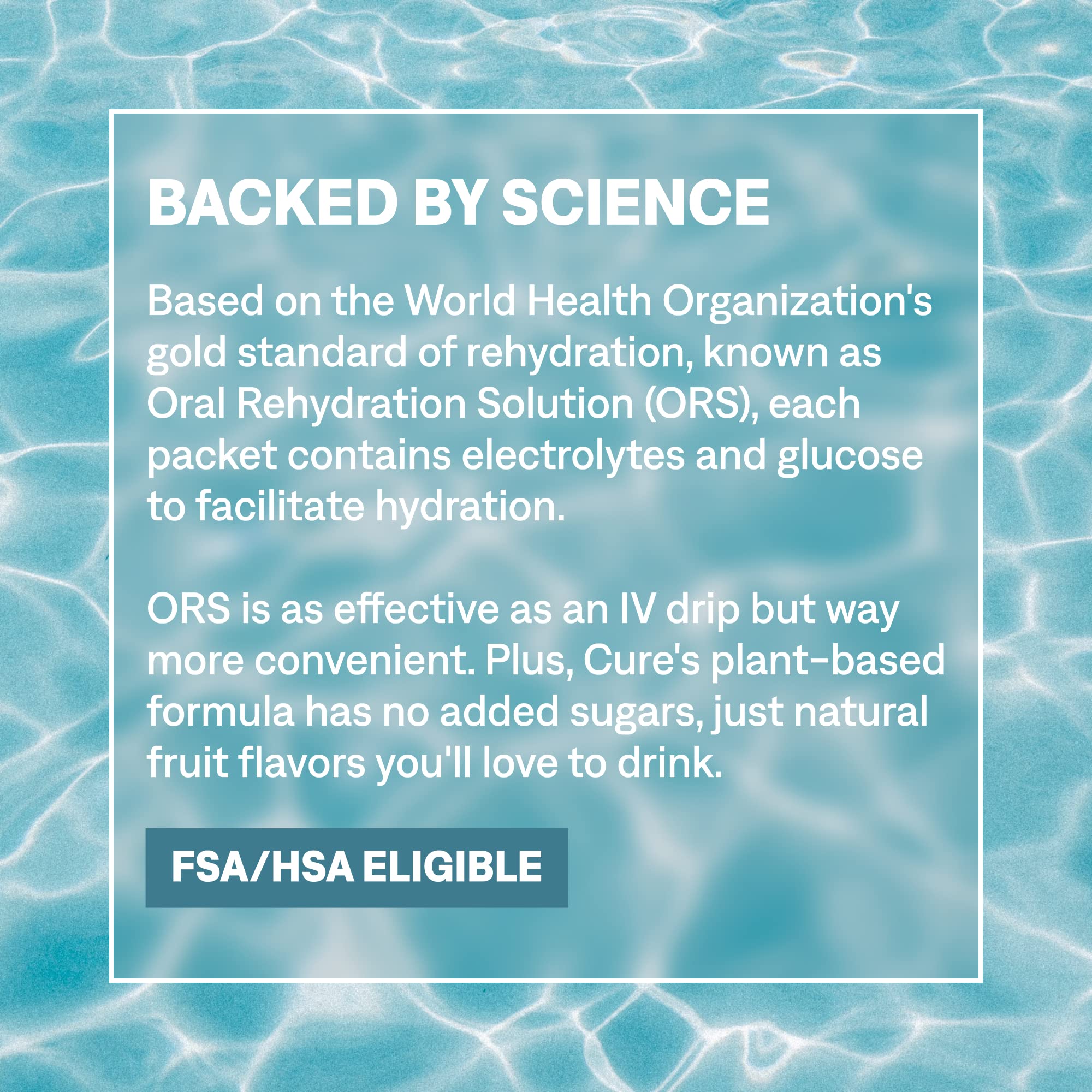 Cure Hydration | Plant-Based Electrolyte Drink Mix | No Added Sugar | FSA-HSA | Dehydration Relief Powder Made with Coconut Water | Non-GMO | Vegan | 28 Servings Jar - Strawberry Kiwi