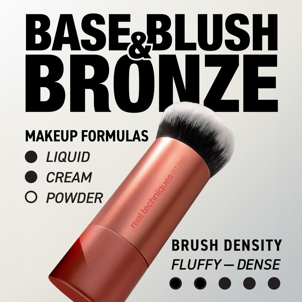 Real Techniques Bubble Blending Makeup Brush, Multipurpose Foundation Brush For Liquid, Cream, & Powder Products, Unique Round Brush Head, Synthetic Bristles, Vegan & Cruelty Free, 1 Count Real TechniquesBuy Supplements Australia