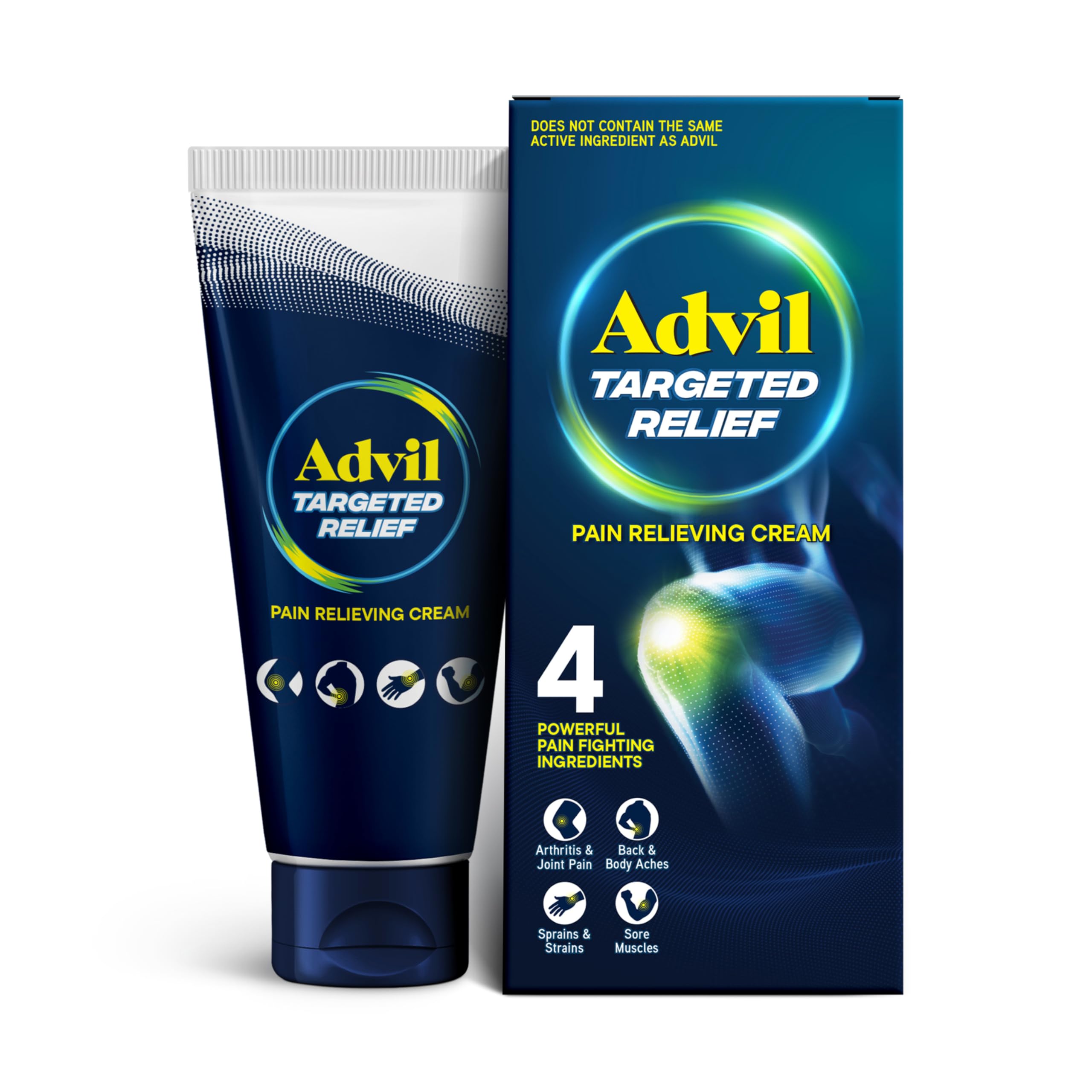 Advil Targeted Relief Pain Relieving Cream, Up to 8 Hours of Powerful Relief of Minor Arthritis Pain, Joint Pain, Lower Back Pain and Muscle Pain - 2.3 oz AdvilBuy Supplements Australia
