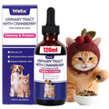 4oz Wellix Natural Cat & Dog UTI Treatment Drops,Cat & Dog Urinary Tract Infection Treatment - Cranberry & D-Mannose for Dogs & Cats - Kidney Health Supplement WellixBuy Supplements Australia