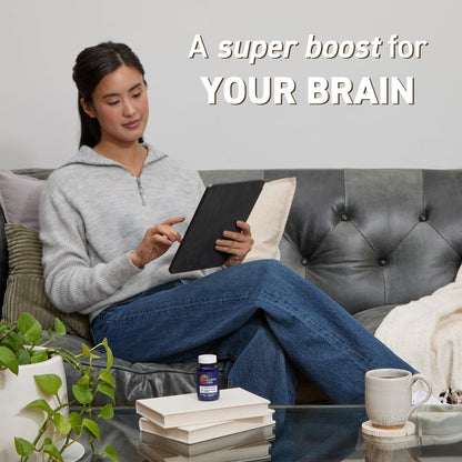 CocoaVia Memory & Focus Brain Supplement, 30 Day, Cocoa Flavanol Blend, Lutein, Added Caffeine for Boost. Improve Cognitive Function, Attention, Vegan & Plant Based, 30 Capsules