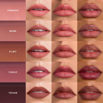 Saie Lip Liner 101 - Lip Pencil Made with a Creamy, Soft Matte Formula for a Naturally Framed or Fully Filled Look - Supercharged with Shea Butter & Jojoba Oil - Tease (.05 oz) SaieBuy Supplements Australia