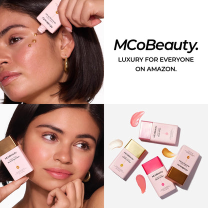 MCoBeauty - Super Glow Bronzing Drops - Effortless Face Tan with Shimmer Formula - Face Care, Bronze Drops - Contains Hyaluronic Acid, White Tea Extract, Cocoa Extract and More MCoBeautyBuy Supplements Australia