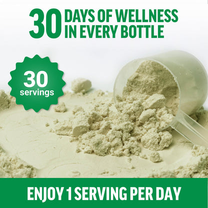 Force Factor Smarter Greens Daily Wellness Powder, Greens Superfood Powder to Support Gut Health, Bloating, & Digestion, with 40+ Superfoods