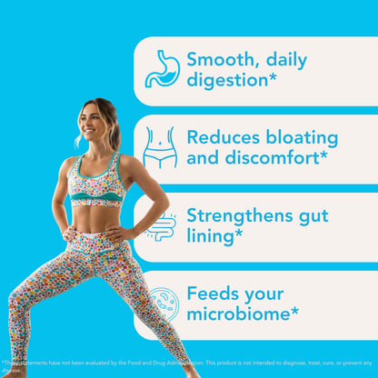 Let Loose Daily Tribiotic Pills - Probiotics, Prebiotics, and Postbiotics to Feed Your Microbiome and Support Smooth Daily Digestion, Gut Health,