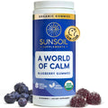 Sunsoil A World of Calm Organic Gummies, USDA Certified Organic, No Glucose, Vegan, Gluten-Free, Plant-Based Sunsoil SupplementsBuy Supplements Australia