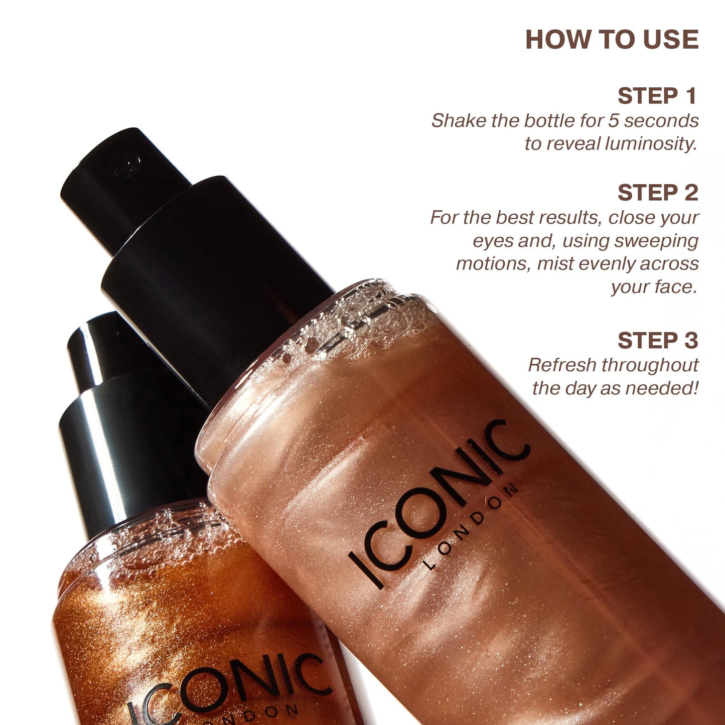 ICONIC LONDON Prep-Set-Glow | Hydrating + Setting + Glowing Spray, 3-in-1 Formula for a Dewy, Radiant Finish, Cruelty-Free, Vegan Makeup, 4.22 Fl oz ICONIC LONDON buy supplements Au