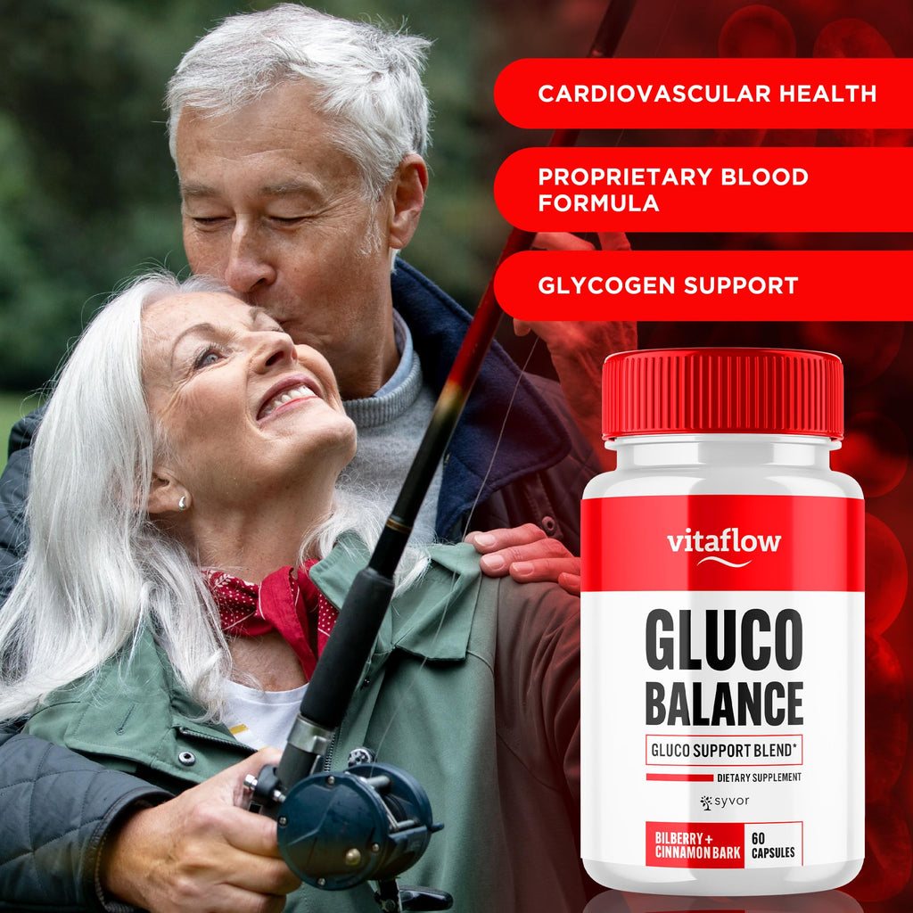 (3 Pack) Vitaflow Balance Support Supplement Capsules, Official VitaFlow Support Supplements Pills with All Natural Premium Ingredients, Vita Flow Advanced Glyco Balance for Men & Women (180 Capsules) Syvor buy supplements Au