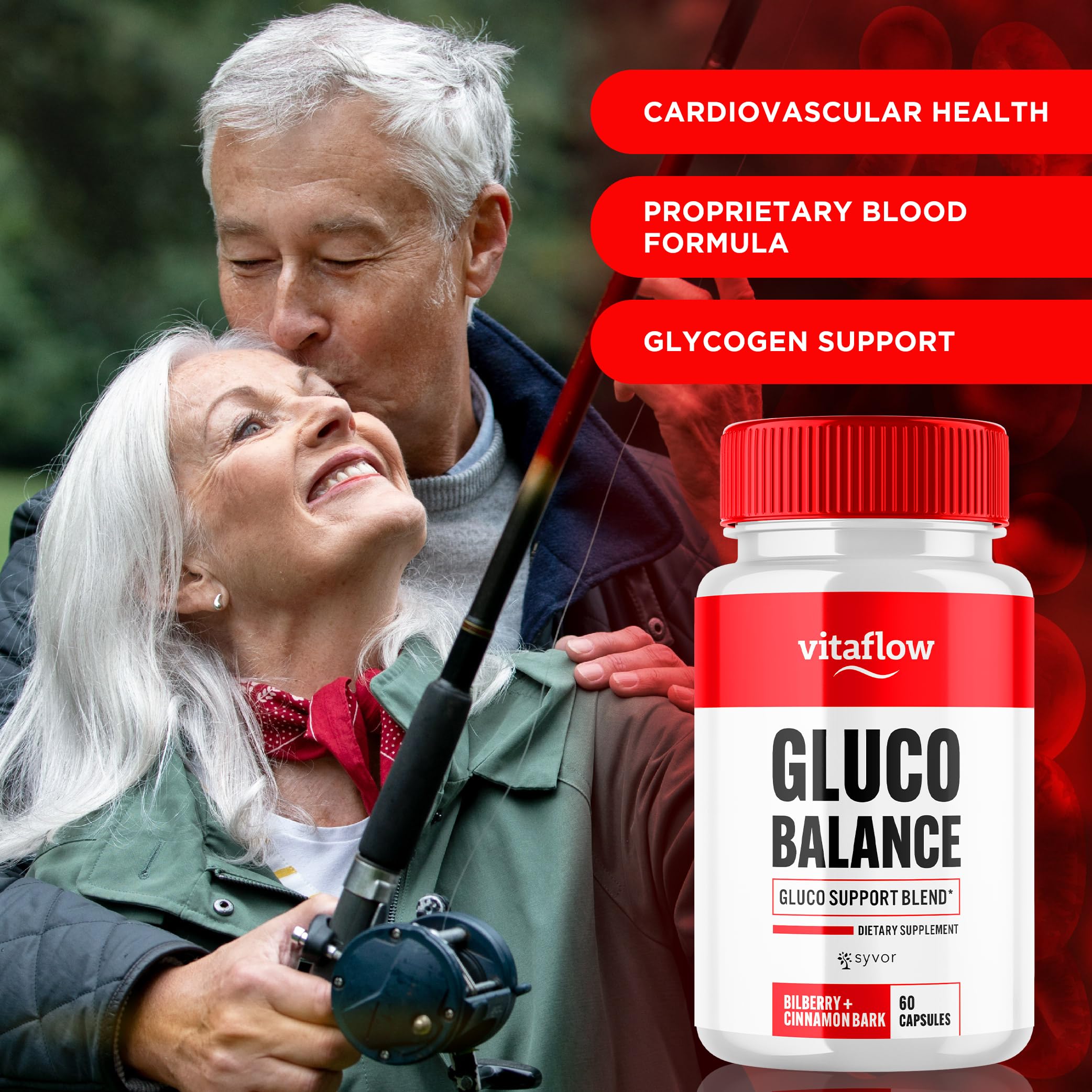 (3 Pack) Vitaflow Balance Support Supplement Capsules, Official VitaFlow Support Supplements Pills with All Natural Premium Ingredients, Vita Flow Advanced Glyco Balance for Men & Women (180 Capsules) Syvor buy supplements Au