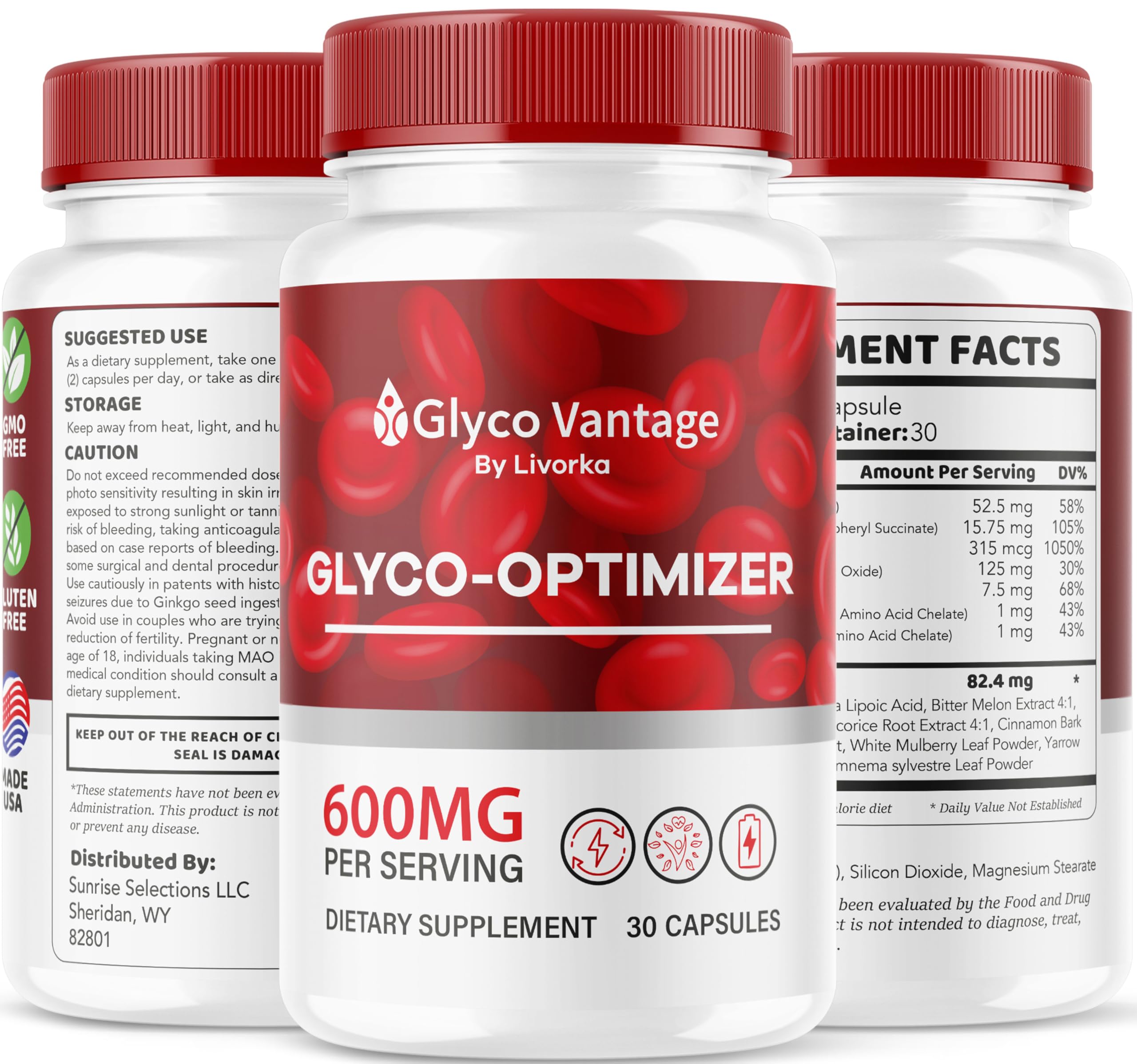 (2 Pack) Glyco Vantage Glyco Optimizer, Glyco Vantage, Glyco Vantage Capsules, Glyco Vantage Joint Optimizer, GlycoVantage Glyco Optimizer Pills, Glyco Vantage Support, 60 Capsules For 2 Months LIVORKABuy Supplements Australia