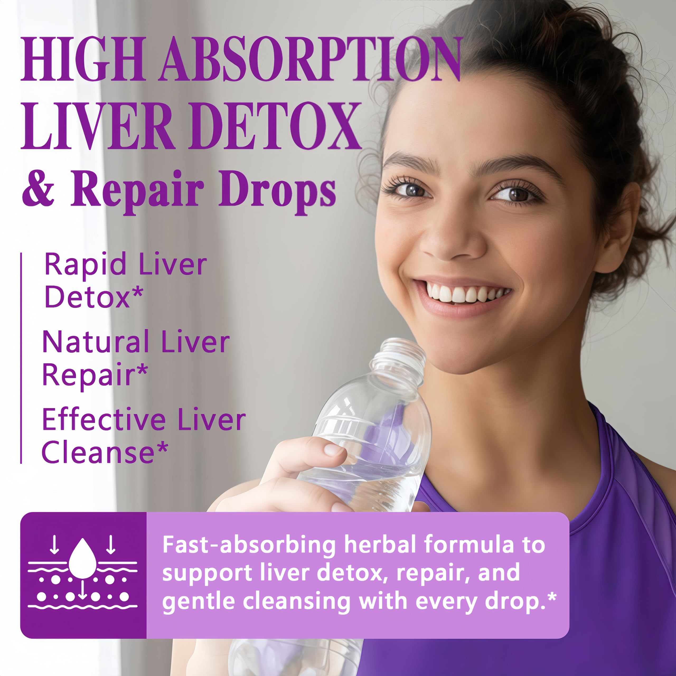 Liver Cleanse Detox & Repair Drops - Liquid Liver Support Tincture with Milk Thistle, Dandelion, Artichoke, TUDCA, NAC, Chanca Piedra - 15-in-1 Advanced Liver Detox Health Supplement - Vegan, Non-GMO HZZYPLANT buy supplements Au