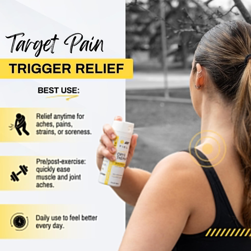 TIDL Cryotherapy Pain Relief Spray, 3 Oz (Pack of 2) Max Strength for Fast-Acting Muscle, Joint & Neck Pain Relief, Plant-Based Menthol & Camphor Pain Reliever, Quick Drying Formula TIDLBuy Supplements Australia
