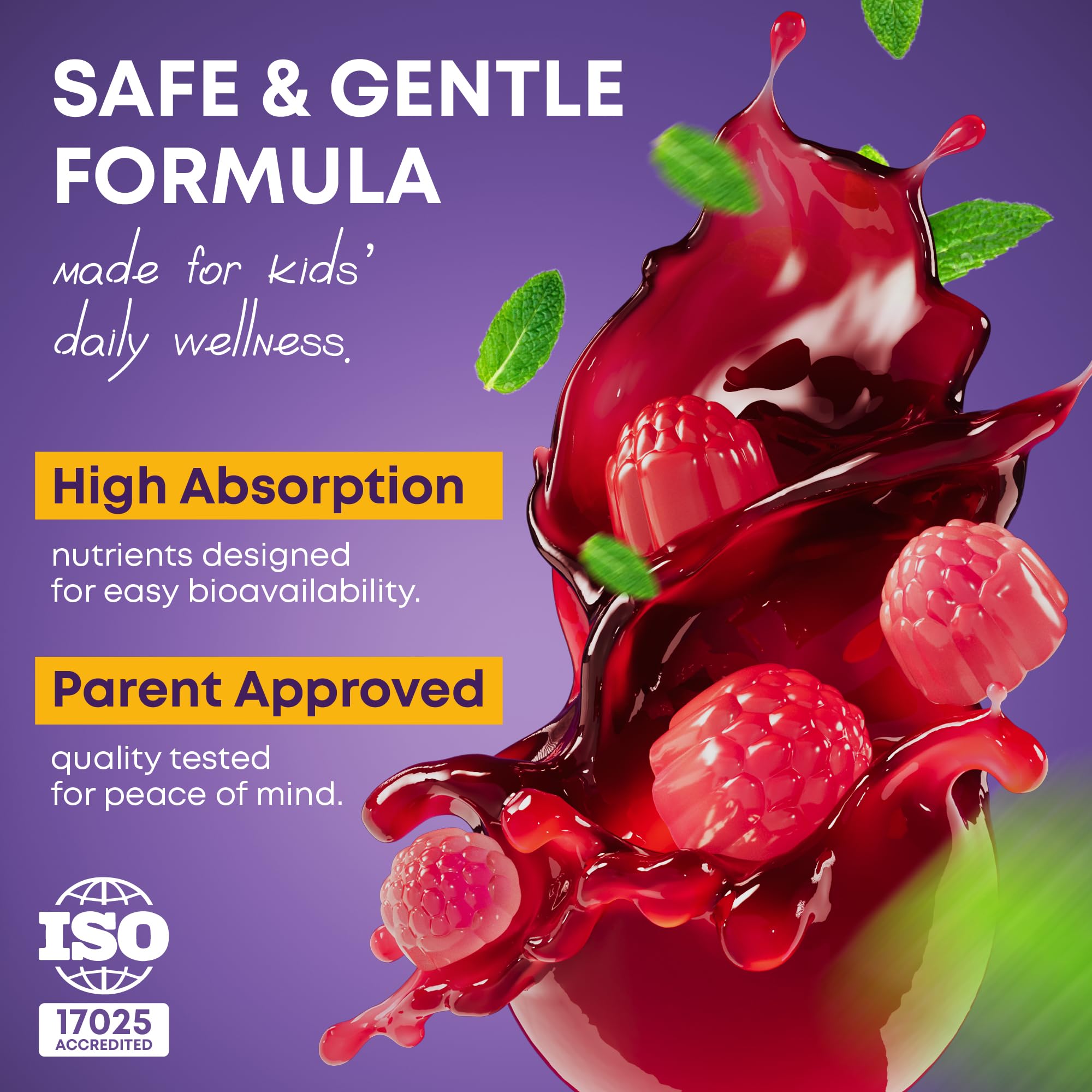 Height Growth Gummies for Kids & Teens - Calcium, Vitamin D3 + K2, Zinc, Magnesium, L-Arginine, Vitamin C - Multivitamin for Teen Boys & Girls - Grow Taller Supplement for Kids Height - 60 Gummies
