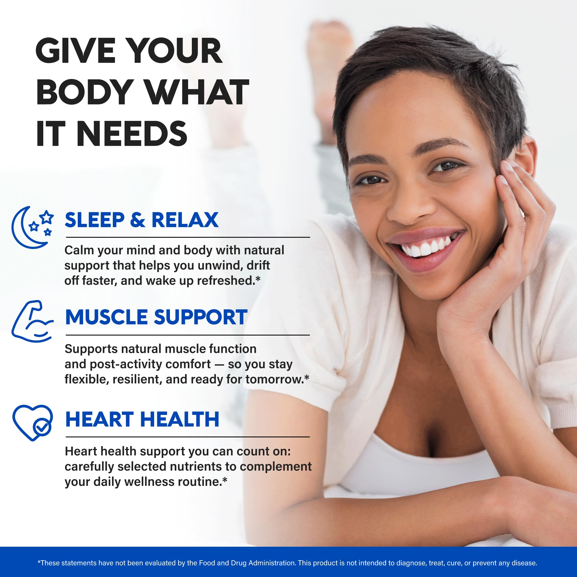 Magnesium Supplement - 5 in 1 Complex | Glycinate | Citrate | Malate | Taurate | Oxide - Made in USA - Stress, Muscle & Heart Support - Vegan, Natural, Non-GMO - 180 Capsules, 2 Month Supply NUTRAHARMONY buy supplements Au